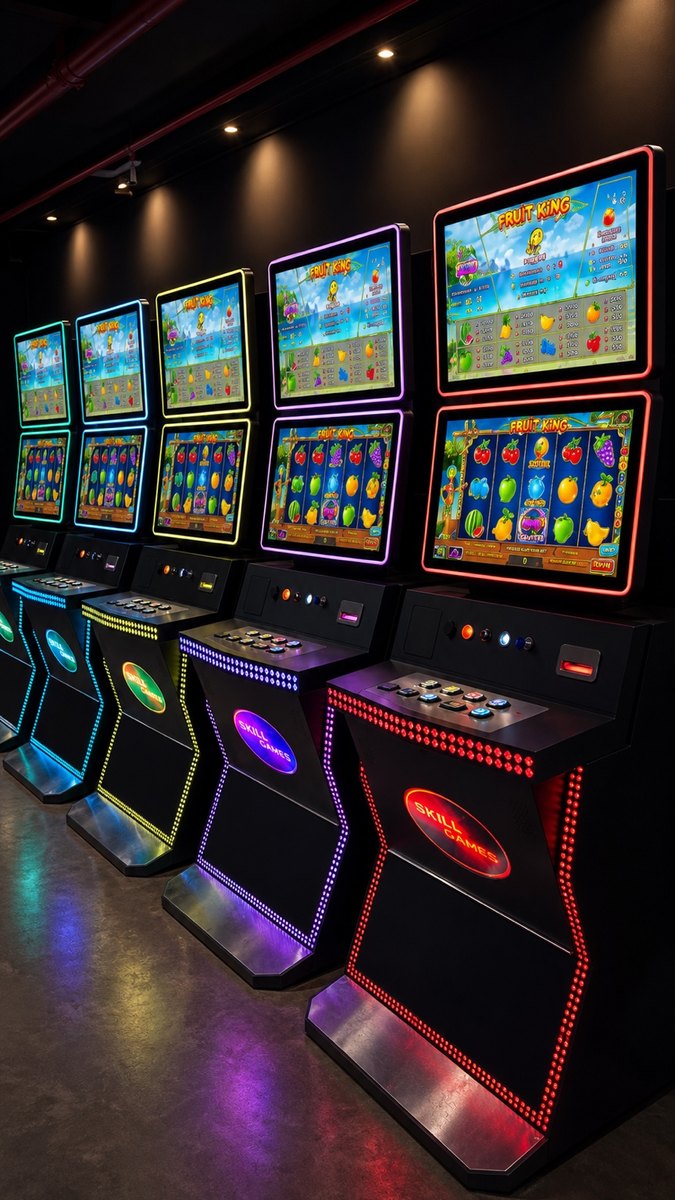 Řada moderních herních terminálů BarPlay v provozovně